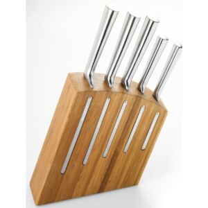Bambusz késtartó 5 darab késsel - Jean Dubost