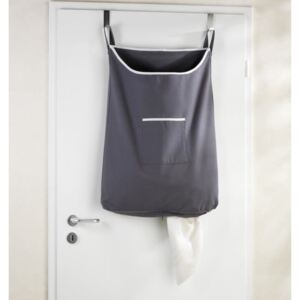 Laundry szürke felakasztható szennyestartó kosár, 65 l - Wenko