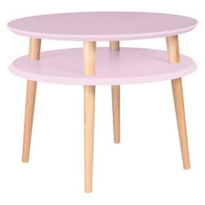 UFO Rózsaszín kávézó asztal, Ø 57 cm - Ragaba
