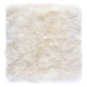 Zealand fehér bárányszőrme szőnyeg, 70 x 70 cm - Royal Dream