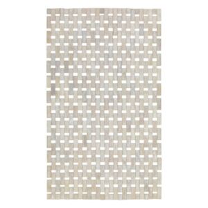 Edna krémfehér bambusz fürdőszobai szőnyeg, 80 x 50 cm - Wenko