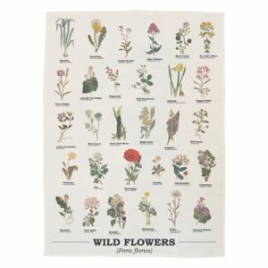 Wild Flowers pamut törlőkendő - Gift Republic