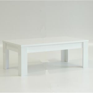 AMALFI Fehér Dohányzóasztal 122cm
