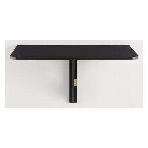 Trento fekete falra szerelhető lehajtható asztal, 41 x 80 cm - Støraa