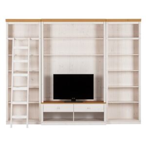 Annabelle fehér-barna tömör fenyő TV állvány, szélesség 288 cm - Støraa
