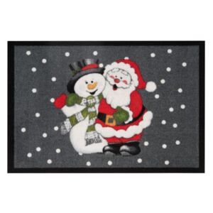 Santa and Snowman lábtörlő, 40 x 60 cm - Hanse Home