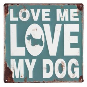 Love My Dog fém faldísz-készlet, 4 részes - Geese