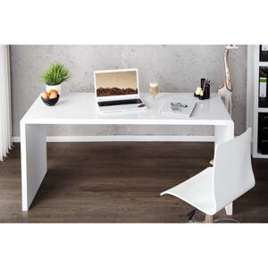 Íróasztal Barter 140cm fehér, magas fény