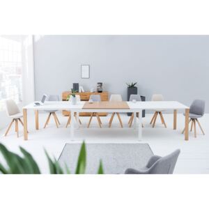 Étkezőasztal Gama 180-420 cm / fehér tölgy