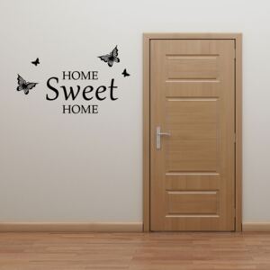 Falmatrica GLIX - Home sweet home 50 x 30 cm Fekete