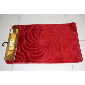 Fürdőszobai 2-részes szett SMYBOL-STRIPE - piros (50x80 cm)