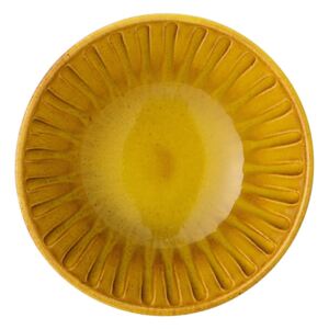 Cala sárga agyagkerámia tál, ø 15,5 cm - Bloomingville