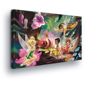 Vászonkép GLIX - Disney Fairies in Forest III 60x40 cm
