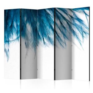 Paraván Bimago - Sapphire Feathers 225x172cm