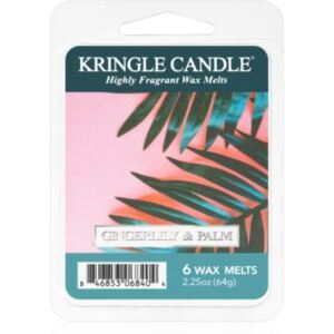 Kringle Candle Gingerlily & Palm illatos viasz aromalámpába 64 g