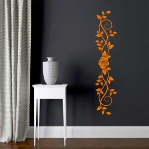 Falmatrica GLIX - Floral decoration III. 80 x 17 cm Narancssárga