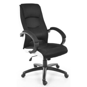 Irodai szék MH682 62x112cm Fekete + fehér