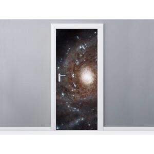 Öntapadó ajtómatrica Mély galaxis 95x205cm