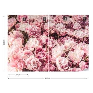 Fotótapéta GLIX - Sea Of Flowers Nem szőtt tapéta - 416x290 cm