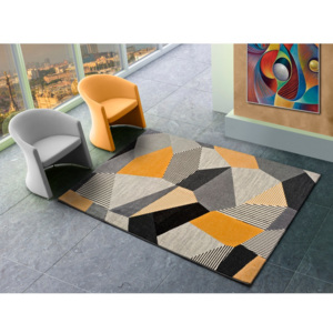 Gladys Sarro narancssárga-szürke szőnyeg, 80 x 150 cm - Universal