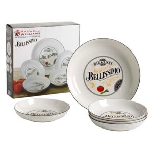 Bellissimo 5 db-os porcelán tányér szett tésztaételekhez - Maxwell & Williams