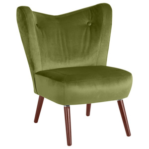 Sari Velvet zöld fotel - Max Winzer