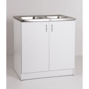 Mosogatós szekrény fehér - egyedi konyha bútor