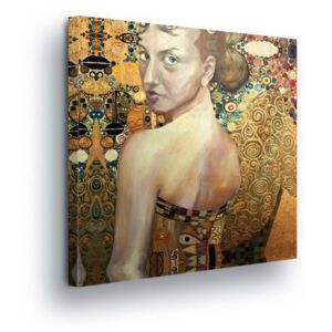 Vászonkép GLIX - Portrait of Women in Copper Tones 40x40 cm