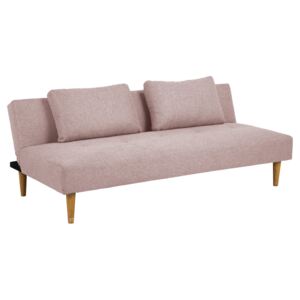 Stílusos kanapéágy Amya 180 cm rózsaszín - tölgy