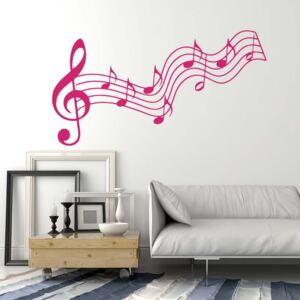 Falmatrica GLIX - Music 50x30 cm Rózsaszín