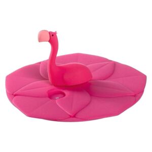 BAMBINI szilikon pohárfedő, Flamingó - Leonardo