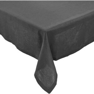 PLAIN & NOBLE lenvászon asztalterítő, antracit szürke 300 x 150cm