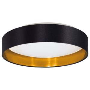 Textil.Eglo - Mennyezeti - LED16W 40,5cm fekete aranyMaserlo