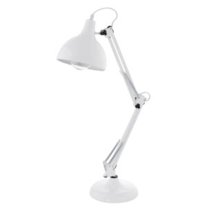 EGLO asztali lámpa E27 60W fehér Borgillio