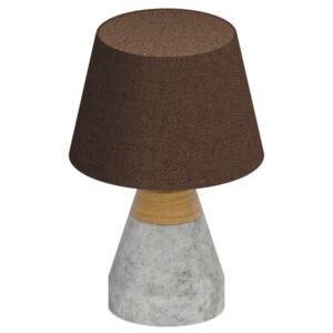EGLO asztali lámpa E27 1x60W barna/szürke Tarega