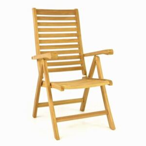 Kerti szék állítható DIVERO® - tíkfa