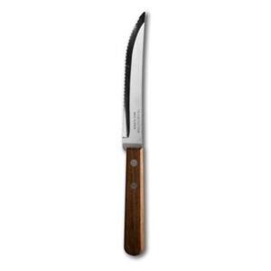 Kés, rozsdamentes acél, 20,5cm, 6db-os szett, fanyelű (KHKE167)