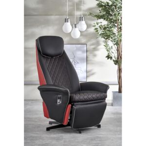 Relax fotelágy H2374 Fekete + Piros