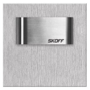 Skoff Skoff - Lépcső megvilágító TANGO MINI SHORT LED/0,4W nerez/hideg fehér IP66 SK0037