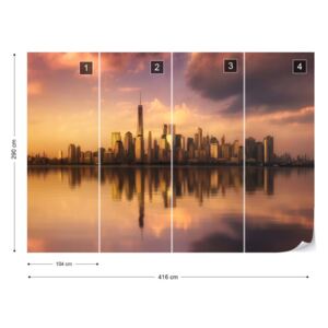Fotótapéta GLIX - New York Skyline 1 Nem szőtt tapéta - 416x290 cm