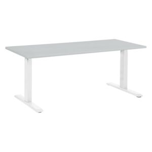 Elektromosan Állítható Magasságú Íróasztal Szürke Fehér 160 x 72 cm UPLIFT II
