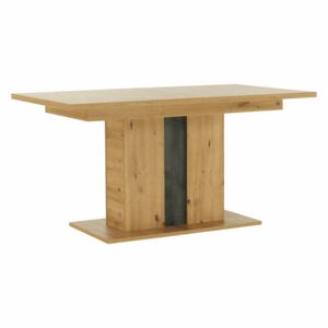 Étkezőasztal kinyitható, artisan tölgy/szürke beton, ERIDAN
