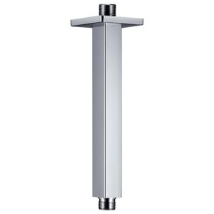 VidaXL ezüstszínű négyszögletes rozsdamentes acél zuhanytartókar 20 cm