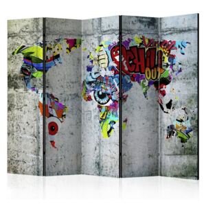 Paraván Bimago - Graffiti World 225x172cm