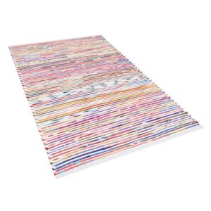Színes-fehér szőnyeg - 80x150 cm - Pamut - BARTIN