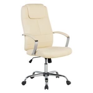 Bézs irodai szék - forgószék - műbőr - WINNER