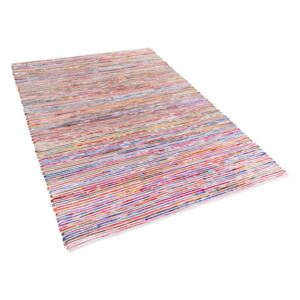 Színes-fehér szőnyeg - 140x200 cm - Pamut - BARTIN