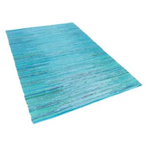 Kék szőnyeg - 80x150 cm - Pamut - MERSIN