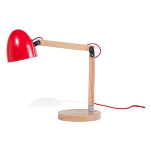 Asztali lámpa olvasáshoz pirosban - VELEKA