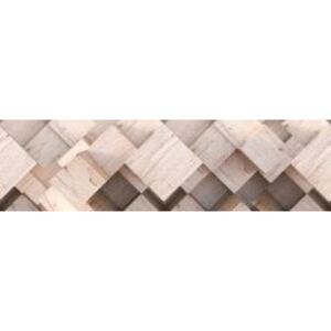Öntapadós Bordűr Tapéta AG Design - 3d wood